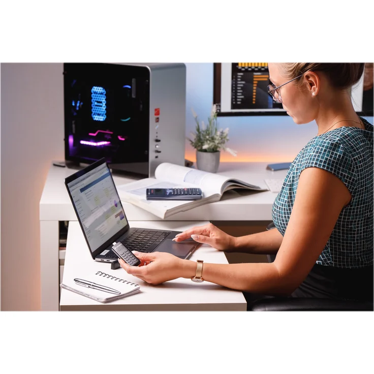 Verbatim Keypad Secure USB-C-Stick - 32 GB - Datenspeicher mit Passwortschutz, inkl. USB-C zu USB-C-Verlängerungskabel, schwarz – Bild 8
