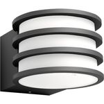 Philips Hue LED Wandleuchte Lucca für den Außenbereich, dimmbar, warmweißes Licht, steuerbar via App, kompatibel mit Amazon Alexa (Echo, Echo Dot)