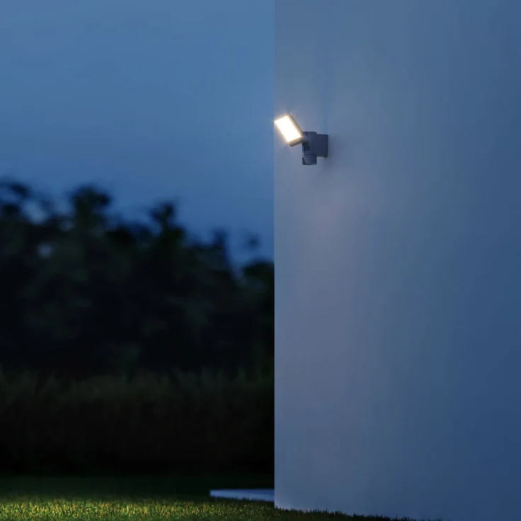Steinel XLED CAM 1 Kameraleuchte: Außenstrahler, Überwachungskamera, Gegensprechanlage, 180°-Infrarot-Bewegungsmelder, Aluminium, 21 W, Anthrazit – Bild 5