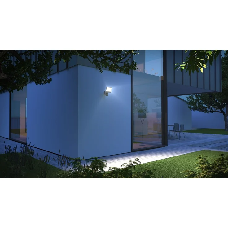 Steinel XLED CAM 1 Kameraleuchte: Außenstrahler, Überwachungskamera, Gegensprechanlage, 180°-Infrarot-Bewegungsmelder, Aluminium, 21 W, Anthrazit – Bild 4