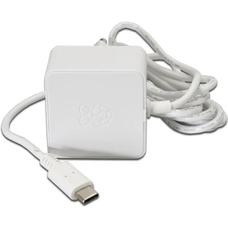Raspberry Pi - offizielles Netzteil für Raspberry Pi 4 Model B, USB-C, 5.1V, 3A weiß – Bild 2