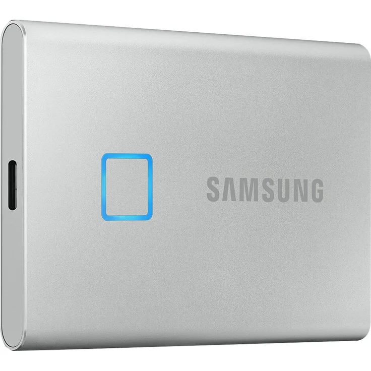 Samsung T7 Touch MU-PC500S - Solid-State-Disk - verschlüsselt - 500 GB - extern (tragbar) - USB 3.2 Gen 2 (USB-C Steckverbinder) - 256-Bit-AES - Silber (MU-PC500S/WW) – Bild 12