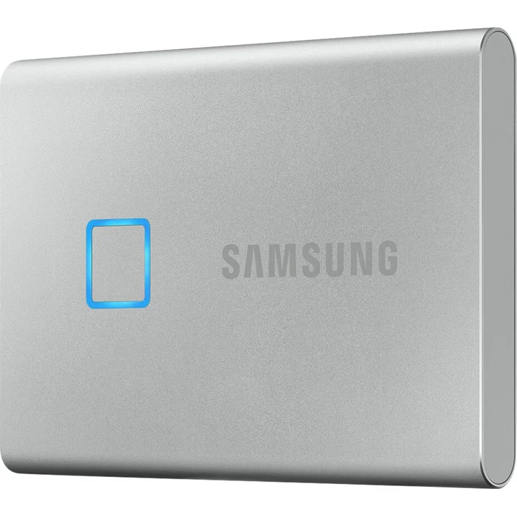 Samsung T7 Touch MU-PC500S - Solid-State-Disk - verschlüsselt - 500 GB - extern (tragbar) - USB 3.2 Gen 2 (USB-C Steckverbinder) - 256-Bit-AES - Silber (MU-PC500S/WW) – Bild 4