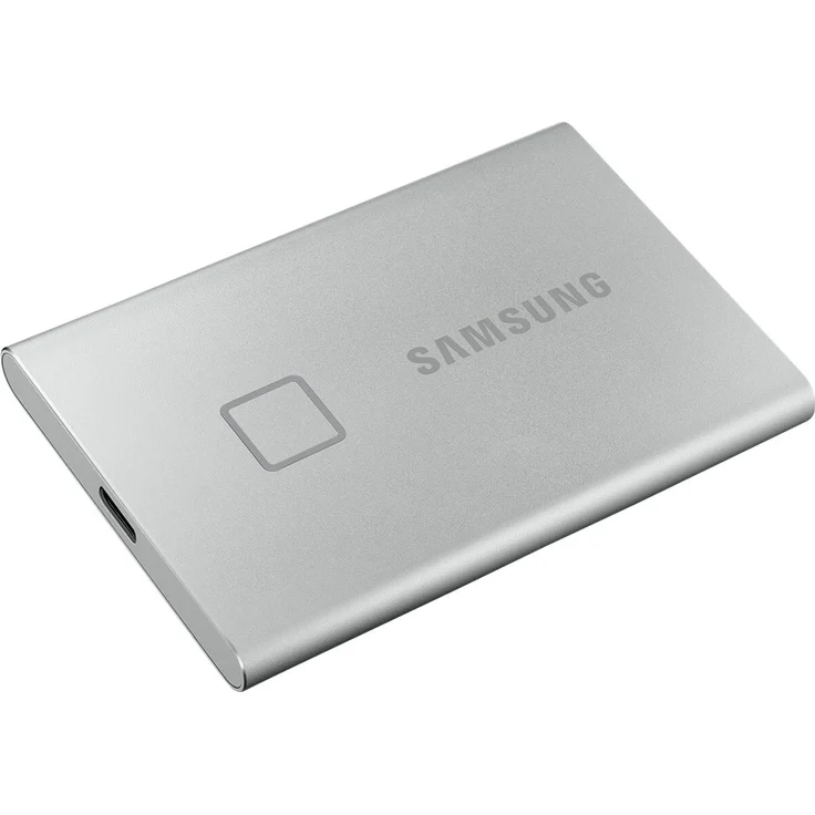 Samsung T7 Touch MU-PC1T0S - Solid-State-Disk - verschlüsselt - 1 TB - extern (tragbar) - USB 3.2 Gen 2 (USB-C Steckverbinder) - 256-Bit-AES - Silber (MU-PC1T0S/WW) – Bild 9