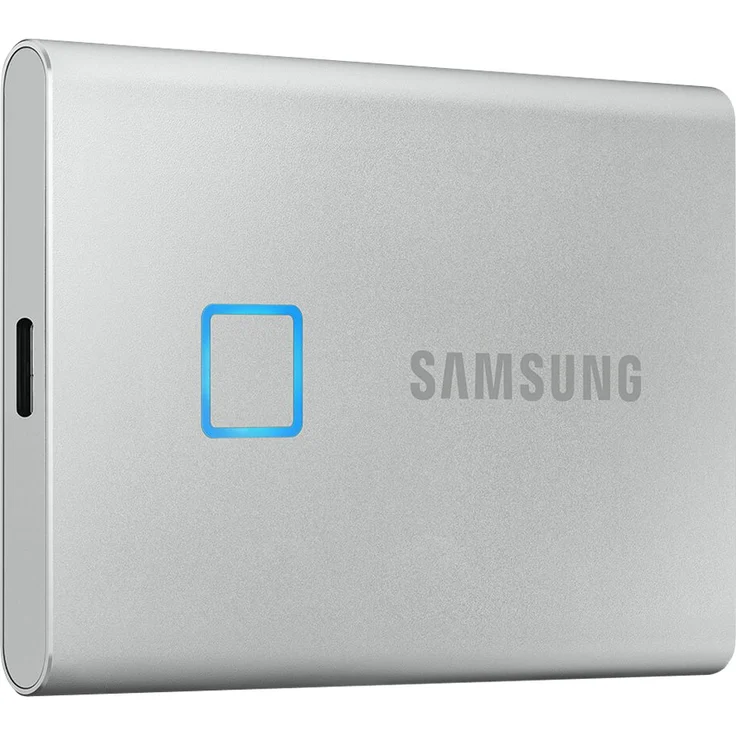 Samsung T7 Touch MU-PC1T0S - Solid-State-Disk - verschlüsselt - 1 TB - extern (tragbar) - USB 3.2 Gen 2 (USB-C Steckverbinder) - 256-Bit-AES - Silber (MU-PC1T0S/WW) – Bild 5