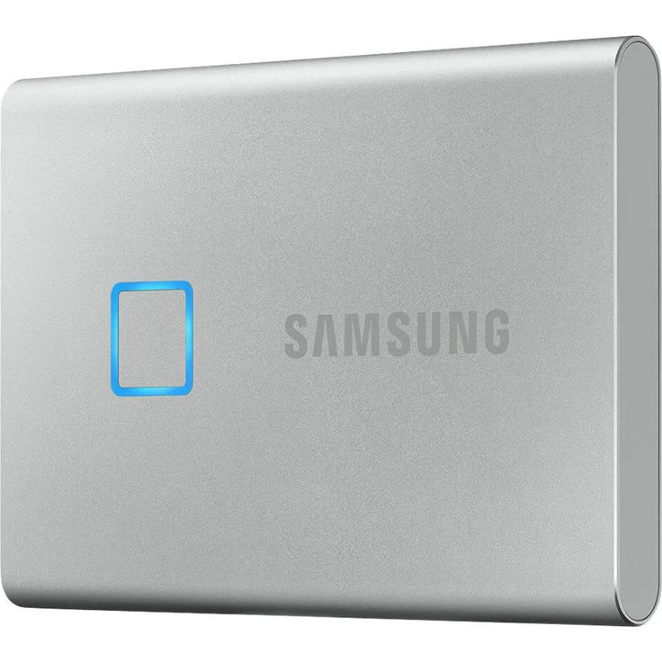 Samsung T7 Touch MU-PC1T0S - Solid-State-Disk - verschlüsselt - 1 TB - extern (tragbar) - USB 3.2 Gen 2 (USB-C Steckverbinder) - 256-Bit-AES - Silber (MU-PC1T0S/WW) – Bild 4