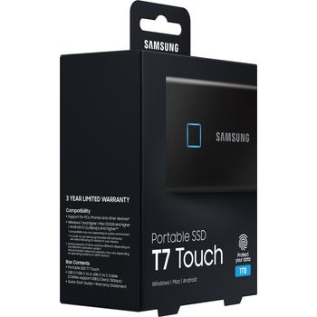 SAMSUNG Portable T7 1 TB externe SSD-Festplatte blau >> büroshop24