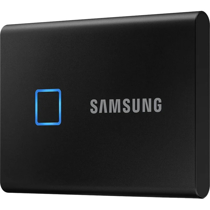 Samsung T7 Touch MU-PC500K - Solid-State-Disk - verschlüsselt - 500 GB - extern (tragbar) - USB 3.2 Gen 2 (USB-C Steckverbinder) - 256-Bit-AES - Schwarz (MU-PC500K/WW) – Bild 4