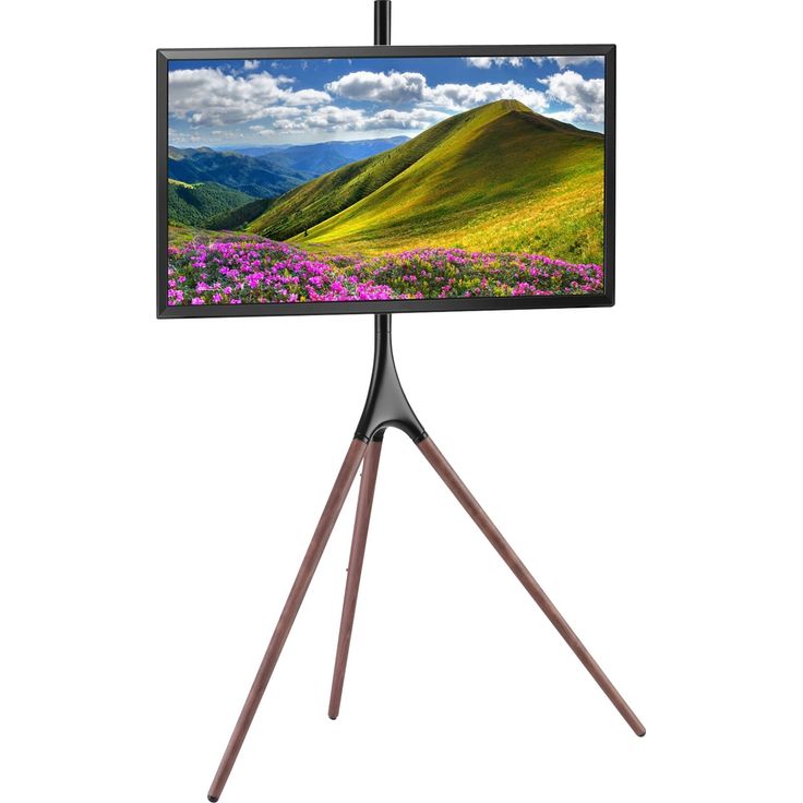 TECHLY TV Dreibein Standfuss Fuer Displays Bildschirme LCD LED 114-165cm 45-65Zoll bis 35KG VESA max 600X400 – Bild 4