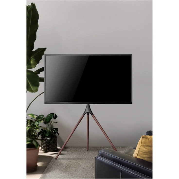 TECHLY TV Dreibein Standfuss Fuer Displays Bildschirme LCD LED 114-165cm 45-65Zoll bis 35KG VESA max 600X400 – Bild 2