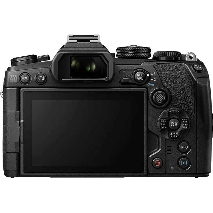 Olympus OM-D E-M1 Mark III Micro Four Thirds Systemkamera Gehäuse, 20 MP Sensor, 5-Achsen Bildstabilisierung, Leistungsstarker Autofokus, 4K Video, Wi-Fi, Bluetooth, Schwarz – Bild 2