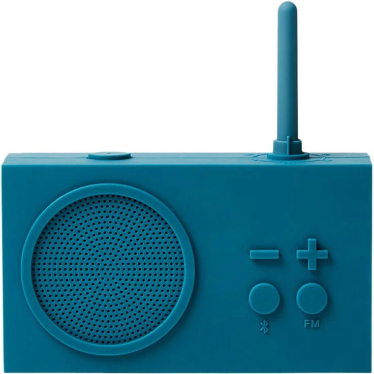 Lexon TYKHO 3 FM-Radio + Bluetooth-Lautsprecher, Entenblau – Bild 2
