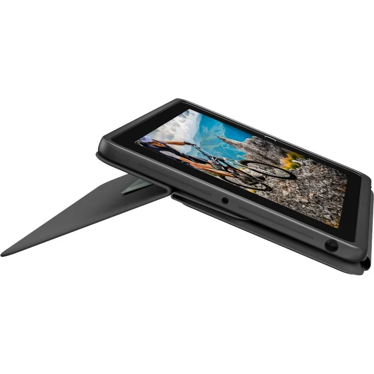 Logitech Rugged Folio für iPad (7. Generation) ? Schutzcase mit Smart Connector und Strapazierfähiger, spritzwassergeschützter Tastatur Graphite – Bild 4