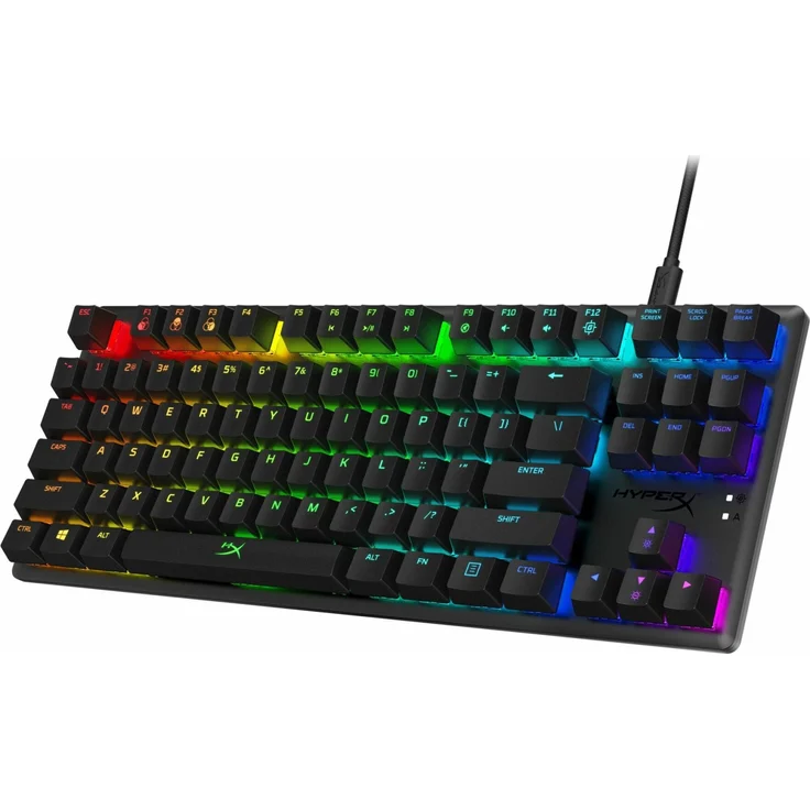 HyperX Alloy Origins Core - Tastatur - backlit - USB - USA QWERTY - HyperX Red (HX-KB7RDX-US) – Bild 3