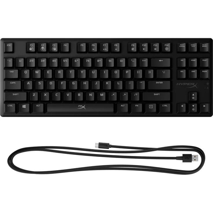 HyperX Alloy Origins Core - Tastatur - backlit - USB - USA QWERTY - HyperX Red (HX-KB7RDX-US) – Bild 5