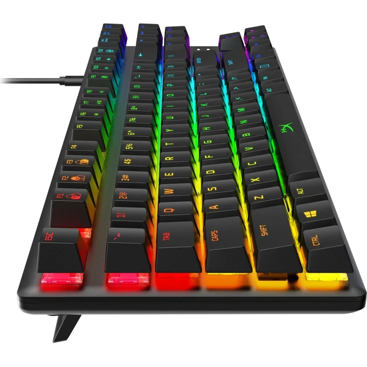 HyperX Alloy Origins Core - Tastatur - backlit - USB - USA QWERTY - HyperX Red (HX-KB7RDX-US) – Bild 4