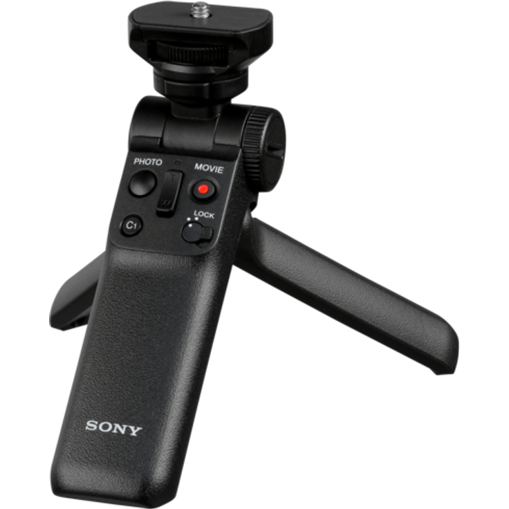 Sony GP-VPT2BT Bluetooth Handgriff (für Selfies und Vlogging, auch als Tripod nutzbar, kompatibel mit A9M2, A9, A7RM4, A7RM3, A7M3, A6600, A6400, A6100, RX100M7, RX0M2, ZV-1) schwarz – Bild 3