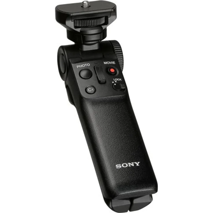 Sony GP-VPT2BT Bluetooth Handgriff (für Selfies und Vlogging, auch als Tripod nutzbar, kompatibel mit A9M2, A9, A7RM4, A7RM3, A7M3, A6600, A6400, A6100, RX100M7, RX0M2, ZV-1) schwarz – Bild 2