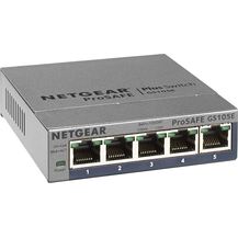 Image for Netgear GS105E 5-Port Gigabit Ethernet LAN Switch Smart Managed Plus (für Desktop mit ProSAFE Lifetime-)