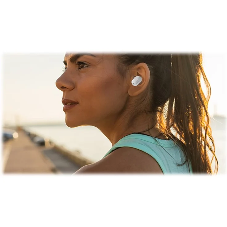 Belkin SoundForm True Wireless In-Ear-Kopfhörer (Bluetooth Ohrhörer für iPhone, Samsung, Google, Touch-Bedienung, portables Ladecase, 24 Stunden Abspielzeit, Geräuschisolierung, schweißfest, Weiß – Bild 2