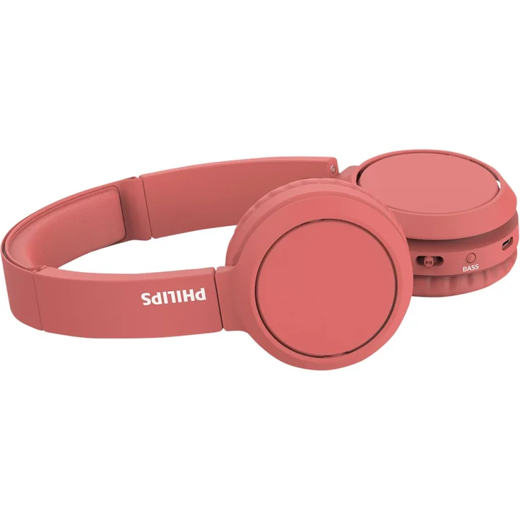 Philips On Ear Kopfhörer H4205RD-00 matt On-Ear-Kopfhörer, mit Bluetooth, Mikrofon, rot – Bild 7