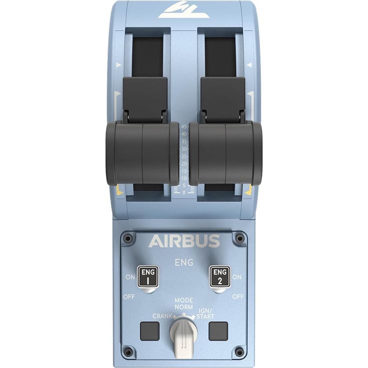 Thrustmaster TCA Quadrant Airbus Edition Schwarz, Hellblau (2960840) (PC) – Bild 6