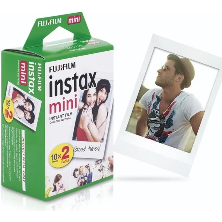 Fujifilm Instax Mini Film (40 Aufnahmen) Multipack weiß