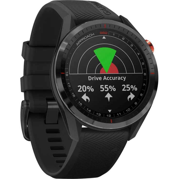 Garmin Approach S62 Smartwatch Golf-Uhr GPS, Unisex, 47mm, Keramiklünette, Schwarz/Schwarz (010-02200-00) – Bild 7