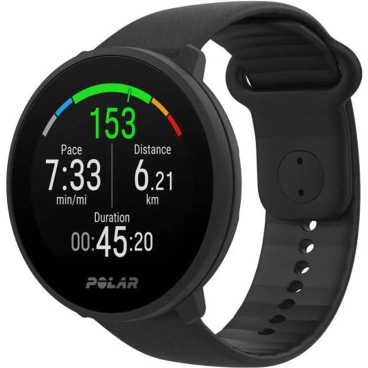 Polar Unite Fitness-Tracker GPS, Unisex, S-L, Kunststoffgehäuse, Schwarz (90081801) – Bild 4