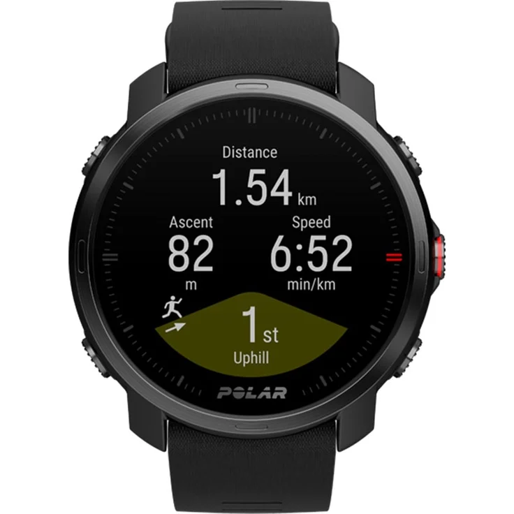 Polar Grit X Multisportuhr GPS, Unisex, M/L, Edelstahlgehäuse, Schwarz/Schwarz (90081734) – Bild 10