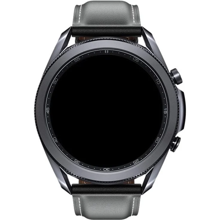 Samsung Galaxy Watch 3 Bluetooth Smartwatch GPS, Damen, 45mm, Lederarmband, Mystic Black Smartwatch – Bild 8