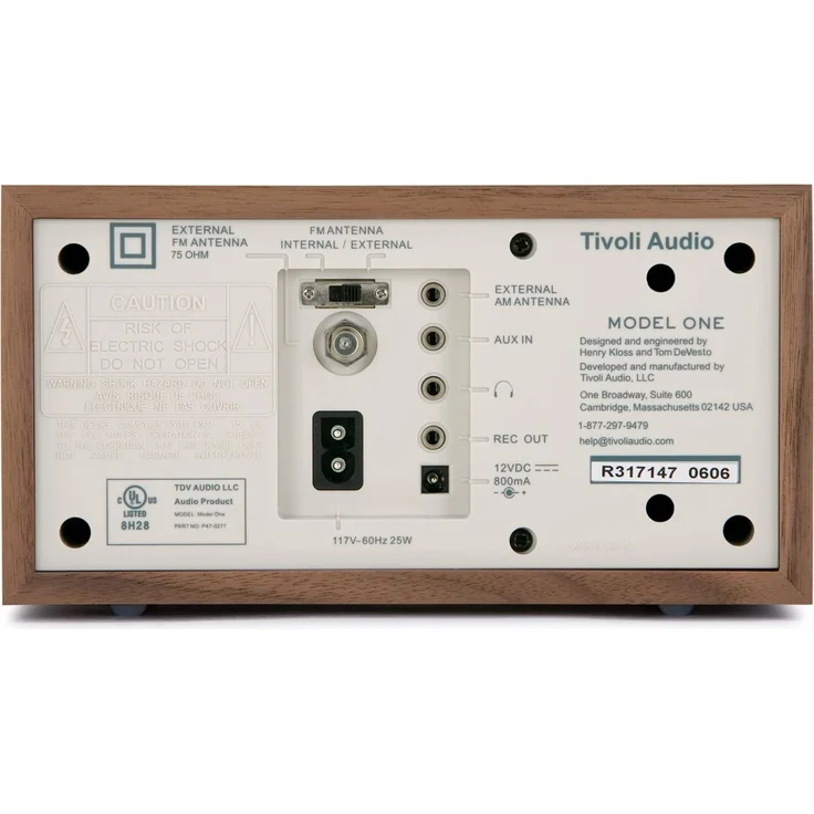 Tivoli Audio Model One UKW/Mono Transistorradio Walnuss, Braun, beige – Bild 3