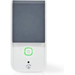 Nedis Smartlife Smart Stecker, Wi-Fi, IP44, Leistungsmesser, 3680 W, Schutzkontakt/Typ F (CEE 7/7), -30 - 40 °C, Android/iOS, grau/weiß