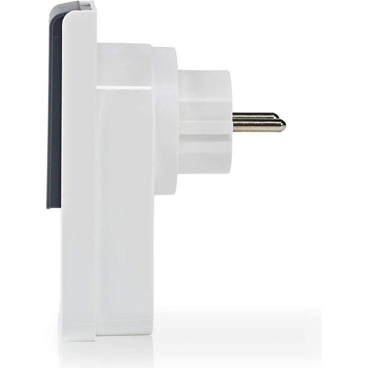 Nedis Smartlife Smart Stecker, Wi-Fi, IP44, Leistungsmesser, 3680 W, Schutzkontakt/Typ F (CEE 7/7), -30 - 40 °C, Android/iOS, grau/weiß – Bild 8