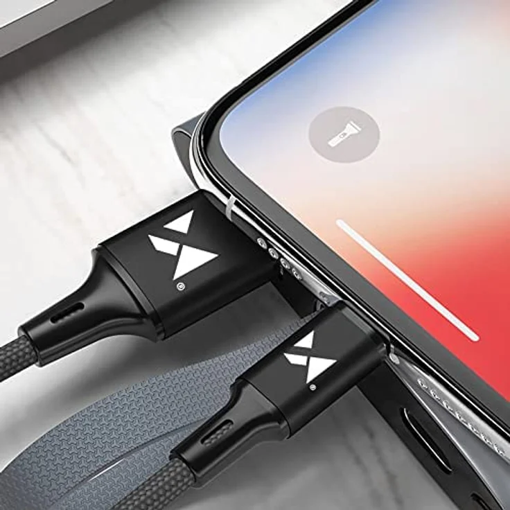 Wozinsky USB zu microUSB Kabel WUC-M1B, 2,4A Schnellladekabel, 1m, schwarz, verstärkte Kabelenden, sichere Datenübertragung – Bild 6