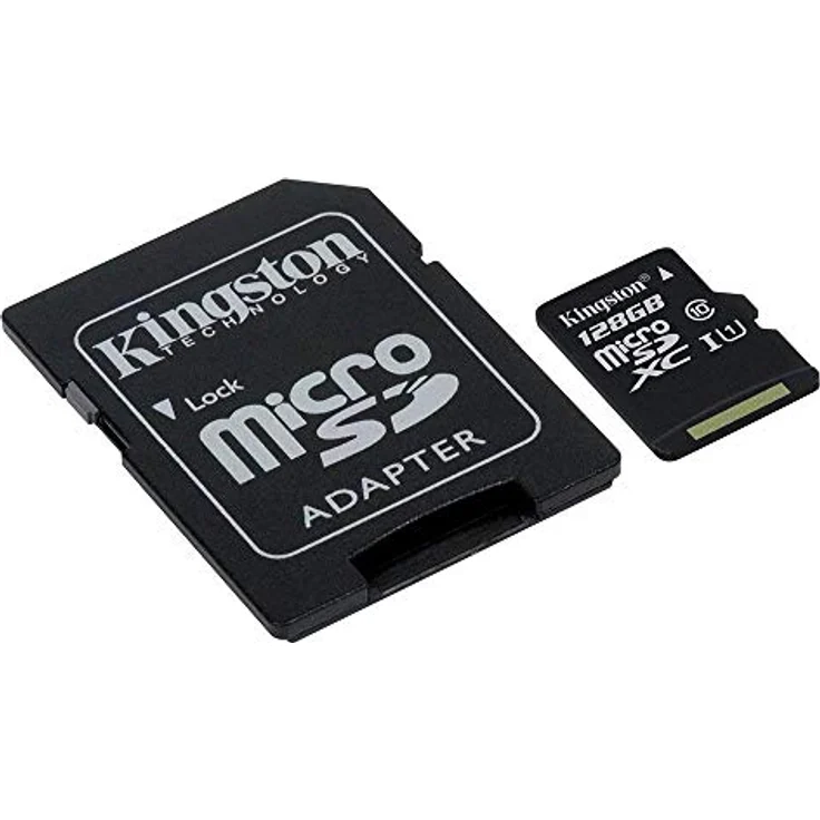 Kingston SDC10G2-128GB microSD 12 Klasse 10 bis zu 45MB-s Speicherkarte (mit SD-Adapter) – Bild 3