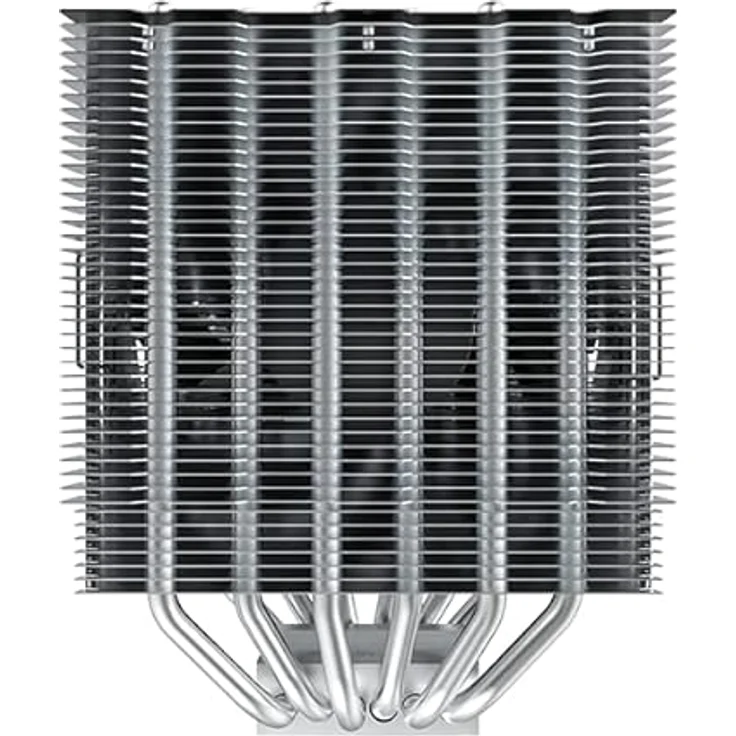 Montech Metal DT24 Base CPU-Kühler, 2x120mm - Leistungsfähiger Twin-Tower-CPU-Kühler, 2x 120-mm-PWM-Lüfter, max. 270 W TDP – Bild 4