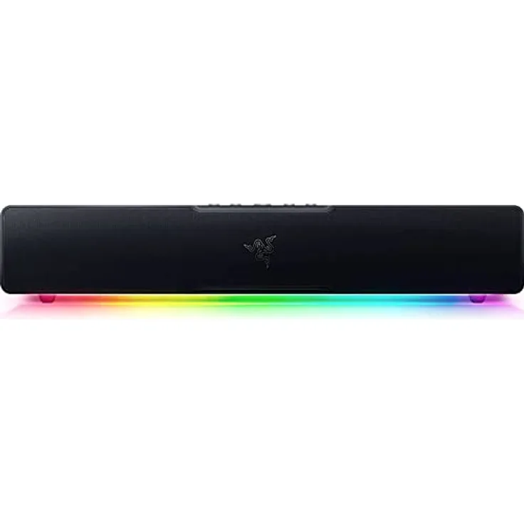 Razer Leviathan V2 X - PC-Gaming-Soundbar (PC-Soundbar mit Full-Range-Treibern, Kompaktes Format, Stromversorgung und Audio per USB Typ C, Bluetooth 5.0, Razer Chroma RGB) Schwarz