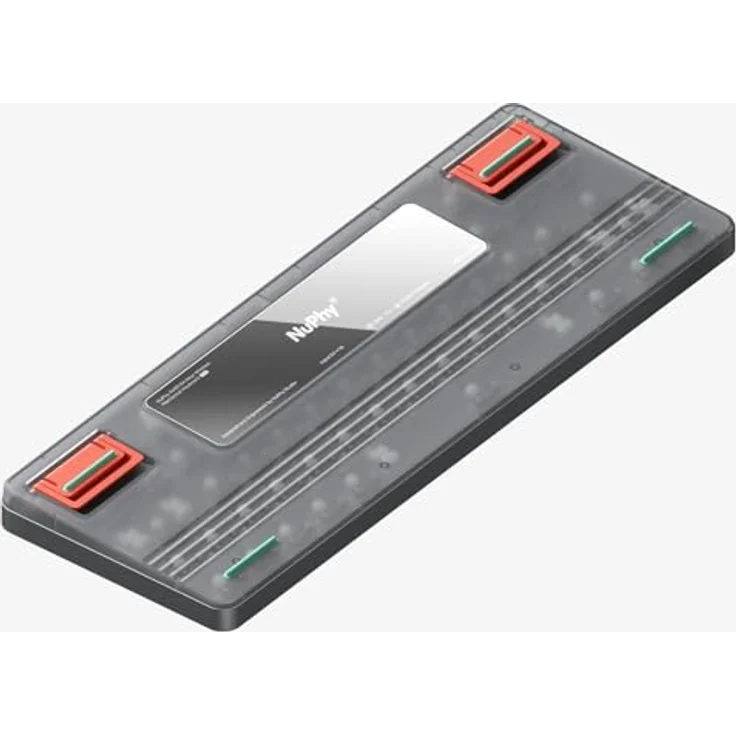 nuphy Air60 V2 Tragbar Mechanische kabellose Mini-Tastatur mit Beleuchtung, unterstützt QMK/VIA, Bluetooth 5.1/2.4GHz/(USB-C), Grey Gateron Cowberry Switch – Bild 2