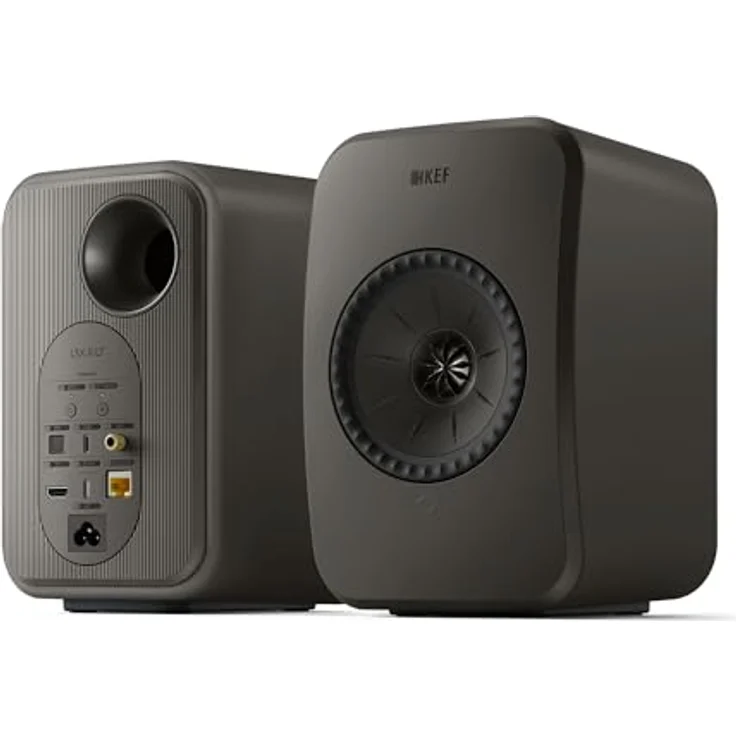KEF LSX II LT kabellose Regallautsprecher, Graphite Grey | Musik | TV & Home Entertainment | Gaming | HDMI-ARC | USB-C | Bluetooth | AirPlay 2 | Chromecast | Spotify – Bild 3