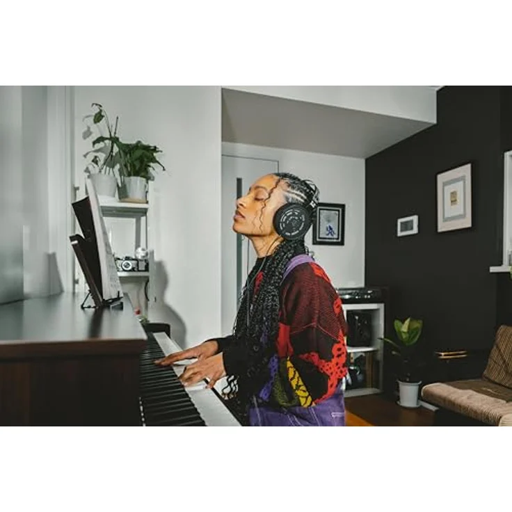 Audio-Technica ATH-R30x, ohrumschließender Referenzkopfhörer mit 40 mm Treiber, Frequenzbereich 15-25.000 Hz, schwarz – Bild 9