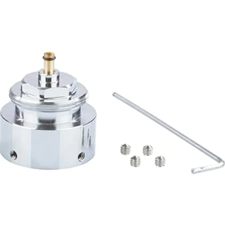 Eurotronic 700097 Vaillant Metalladapter für elektronische Heizkörperthermostate, Metall – Bild 2