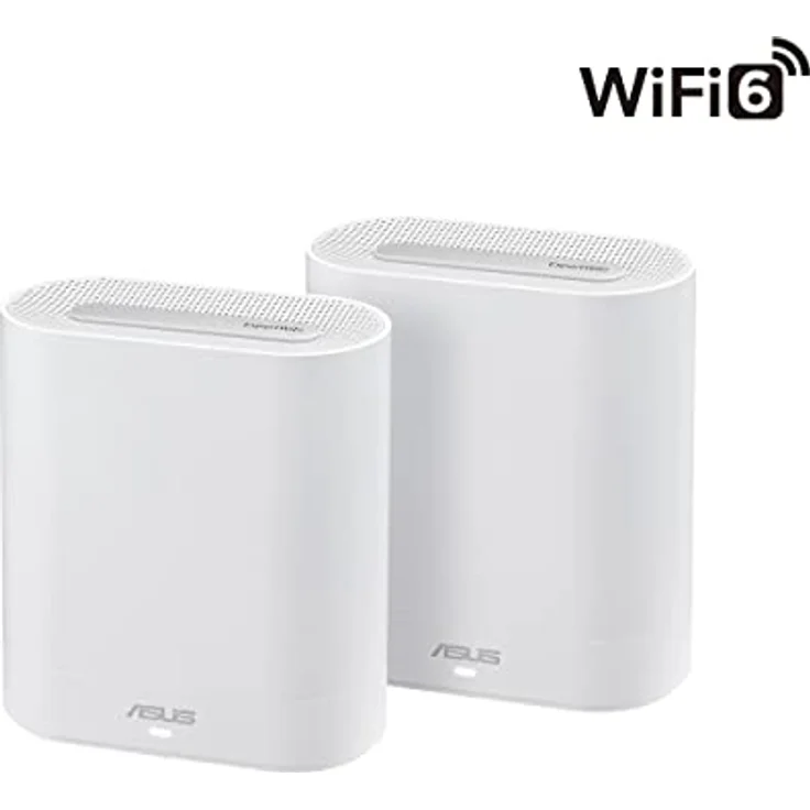 ASUS ExpertWiFi EBM68 2er Set Tri-Band WiFi 6 Mesh WiFi System (bis zu 5 SSIDs, benutzerdefiniertes Gästeportal, 2,5 Gbit/s Port, Netzwerksicherheit auf Enterprise-Niveau, einfache Verwaltungs-App) – Bild 2