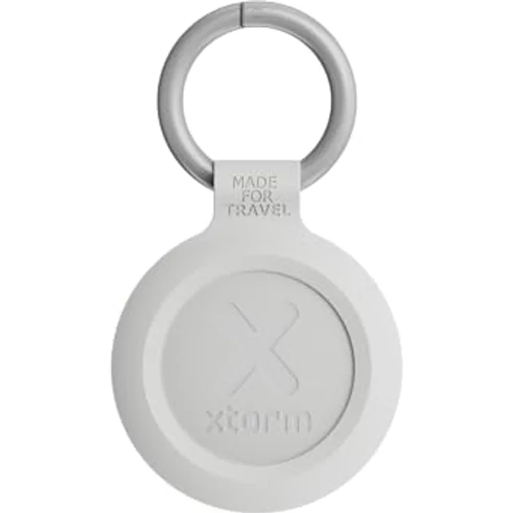 Xtorm TravelTag, Schlüssel- & Gepäckfinder, Bluetooth Tracker, wasserdicht IP64, kompatibel mit Apple Find My & Android, Ash White