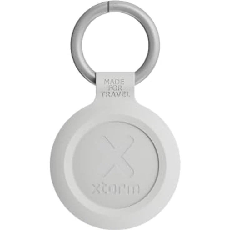 Xtorm TravelTag, Schlüssel- & Gepäckfinder, Bluetooth Tracker, wasserdicht IP64, kompatibel mit Apple Find My & Android, Ash White