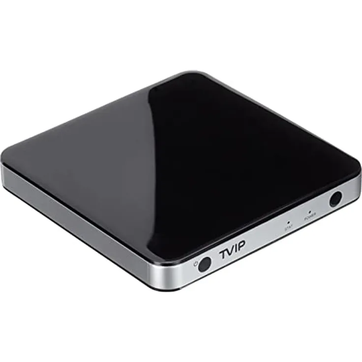 TVIP S-Box v.605 IP TV 4K HEVC HD Android 6.0 Linux Multimedia Stalker IP TV Streamer 1GB RAM + 8GB eMMC, MicroSD Card, EXT.IR Includes 5GHz WiFi