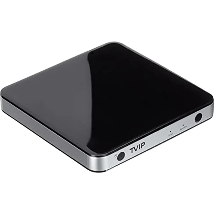 TVIP S-Box v.605 IP TV 4K HEVC HD Android 6.0 Linux Multimedia Stalker IP TV Streamer 1GB RAM + 8GB eMMC, MicroSD Card, EXT.IR Includes 5GHz WiFi – Bild 1