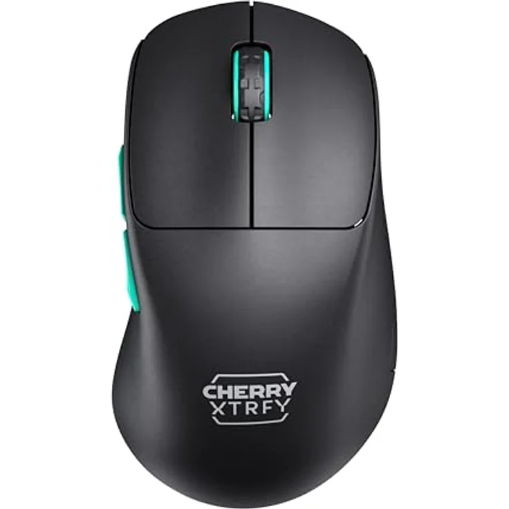 CHERRY XTRFY M64 Pro Wireless Gaming-Maus, 2,4 GHz Funk, 8K-Mouse, Schwarz – Bild 1