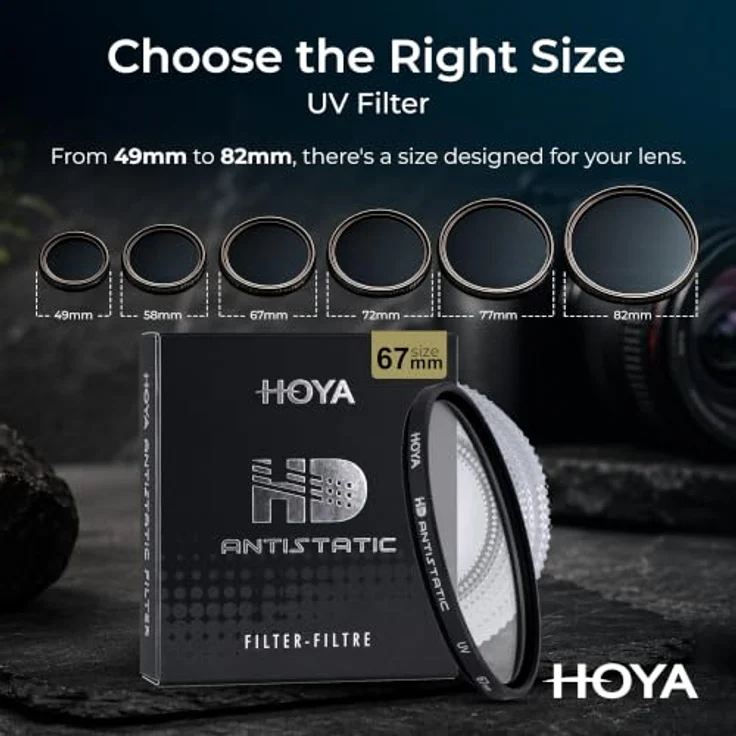 Hoya UV HD Antistatic 67mm, Kamera-Filter mit hervorragender Bildqualität und antistatischer Beschichtung – Bild 8