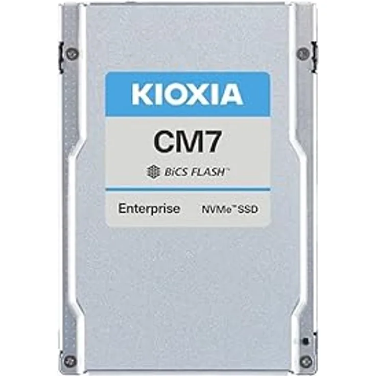 Kioxia Read Intensive KCMYXRUG3T84, PCIe Gen5 1x4, 2x2, 3840GB TLC SSD (15mm, BiCS Flash)